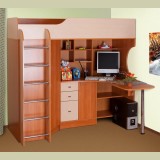 Шкаф-кровать с письменным столом Каприз-7 (ЛДСП)